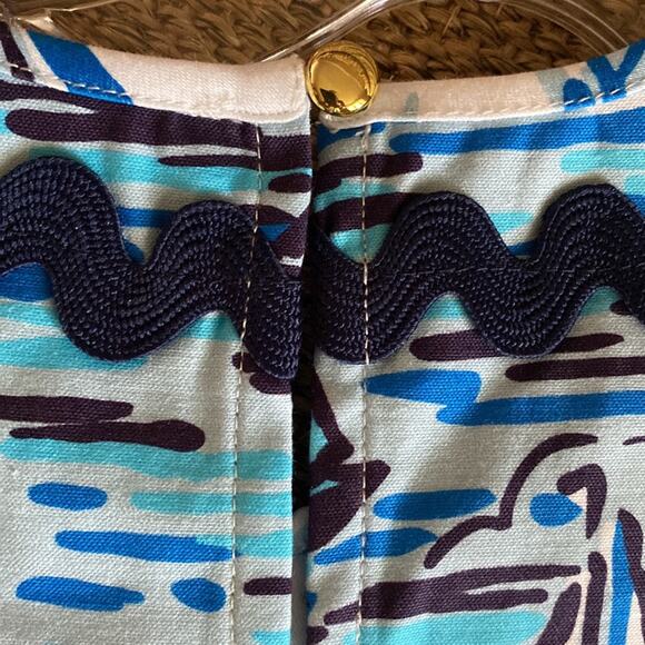 Sail to Sable NEW Girls Sail Boat Print Sleeveless Dress $78 NWT sz 6 - Picture 11 of 12